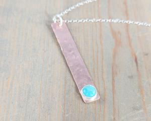blue turquoise pendant