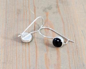 sterling silver locking earrings