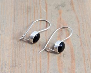 small delicate gemstone earrings