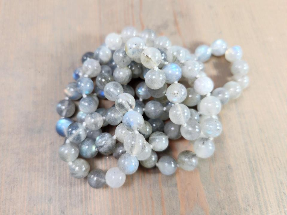 labradorite bead necklace