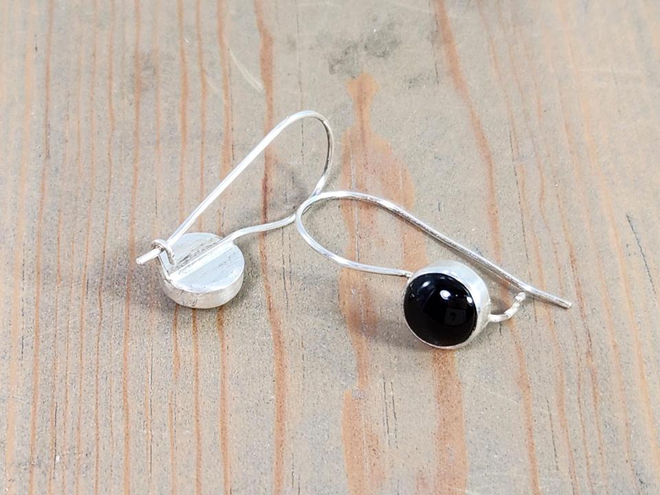 sterling silver locking earrings