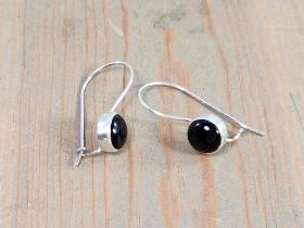 blue iolite kidney wire earrings