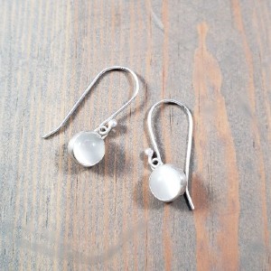 moonstone dangle earings