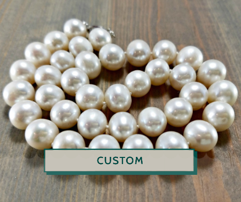 hand knotted pearl necklace