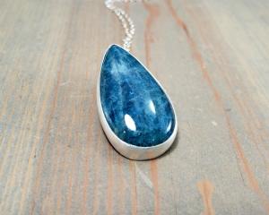 blue apatite necklace