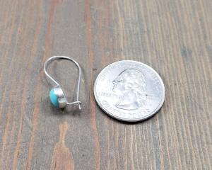 dainty turquoise drop earrings