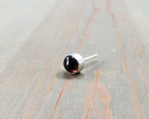 Red Garnet Earring