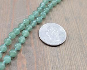 6mm green aventurine round beads