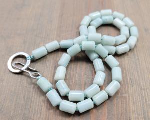 Amazonite bead necklace