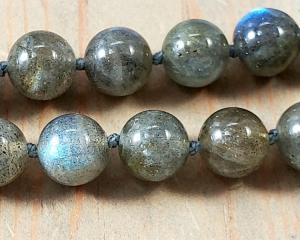 Hand knotted gemstone necklace