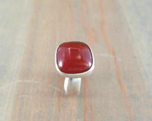 Flame Red Gemstone Ring