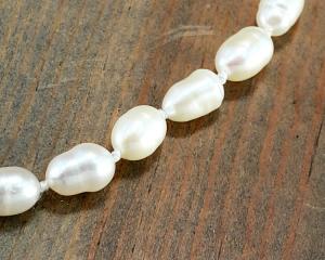 Hand knotted pearls
