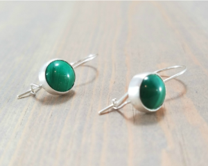 Green Dainty Earrings