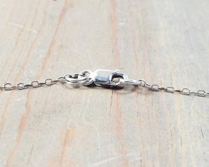 sterling silver chain and clasp