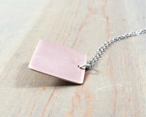 solid copper necklace