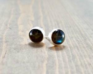 Labradorite Stud Earrings