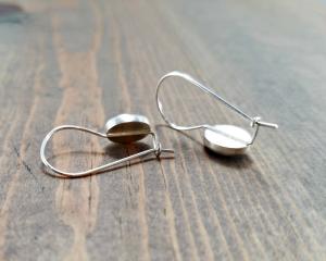 Sterling silver kidney ear wire