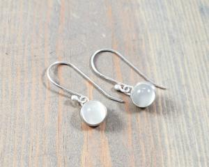 dainty gemstone earrings