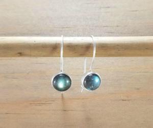 Locking Labradorite Earrings