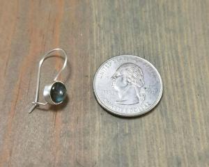 Little sterling silver drop earrings
