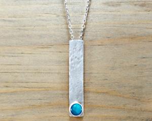Turquoise Necklace Silver