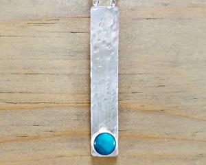 Turquoise Bar Pendant