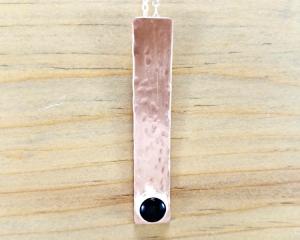 Copper Bar Pendant