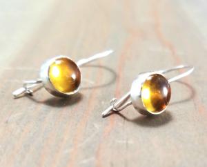 Yellow Gemstone Earrings