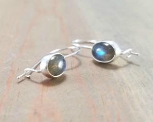 Small Silver Dangle Earrings