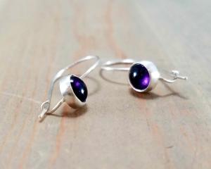 Small amethyst earrings