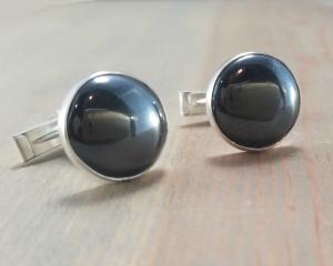 Gray Hematite Cufflinks