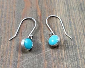 turquoise dangle earrings