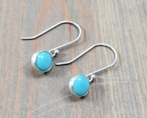 blue turquoise earrings