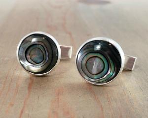 Paua Shell Cuff Links