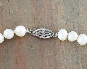 Sterling Silver Pearl Clasp