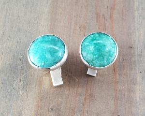 Round Gemstone Cufflinks