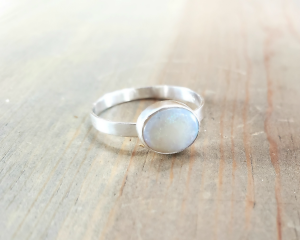 Oval Opal Ring