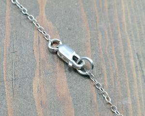 sterling silver chain and clasp