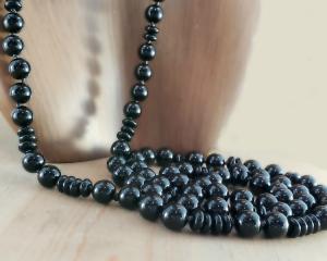 36 inch long beaded necklace