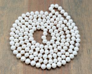 36 inch endless pearl necklace