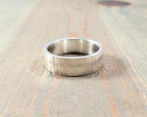 hammered wedding band