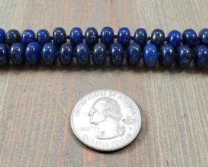 8mm lapis lazul rondelle beads