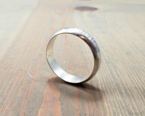 Solid sterling silver band