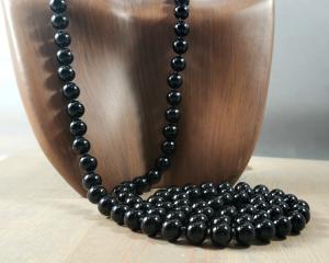 long black necklace
