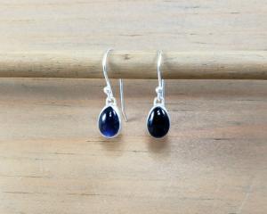 iolite dangle earrings