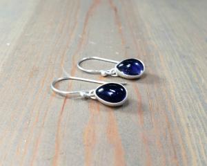 blue stone earrings