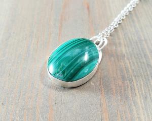 green stone pendand