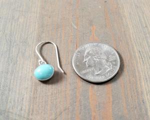 small silver dangle earrings