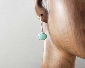 blue turquoise earrings