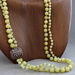 Hand Knotted Bead Necklace